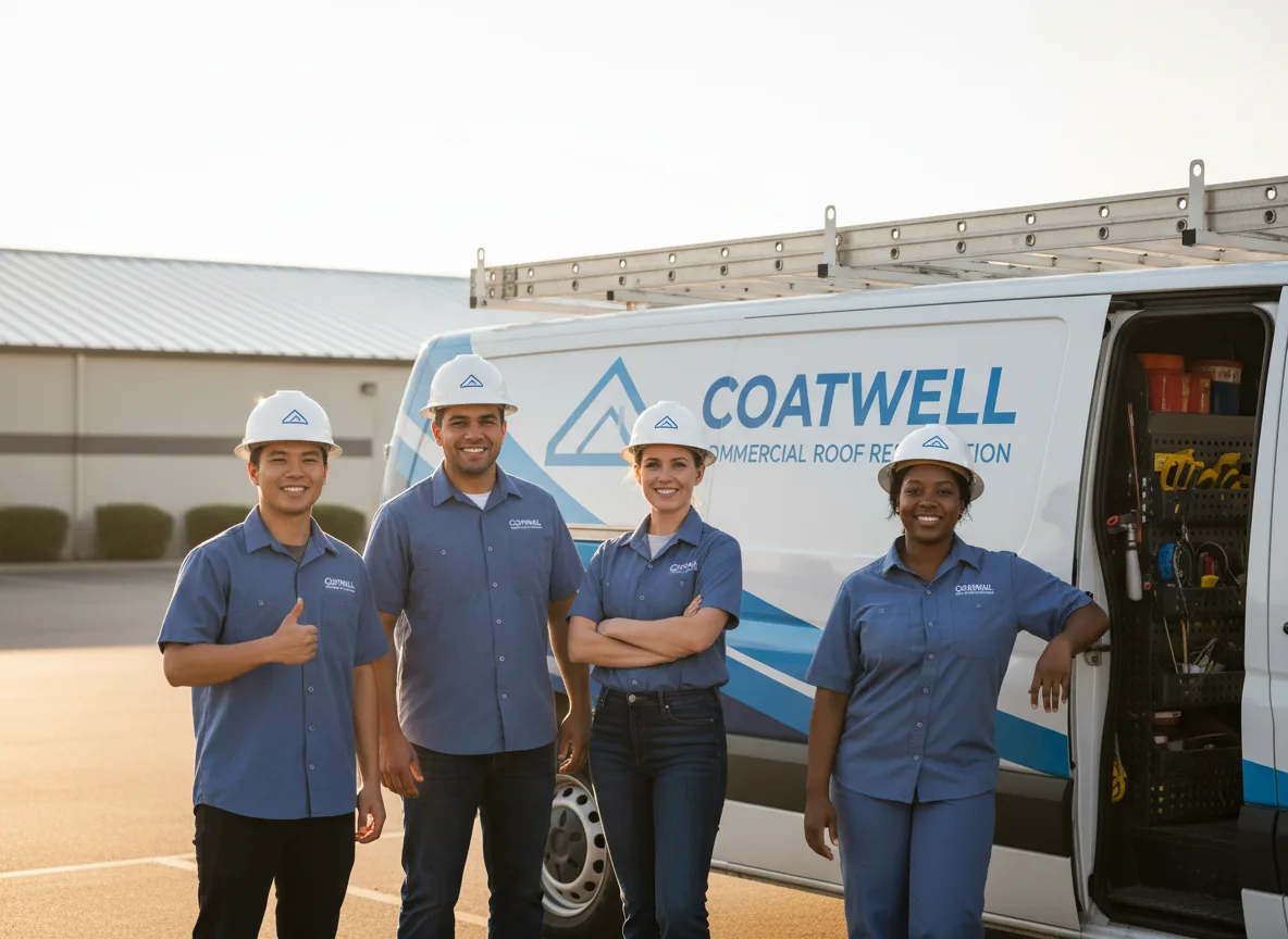 Commercial roof coating company in Coulter, IA